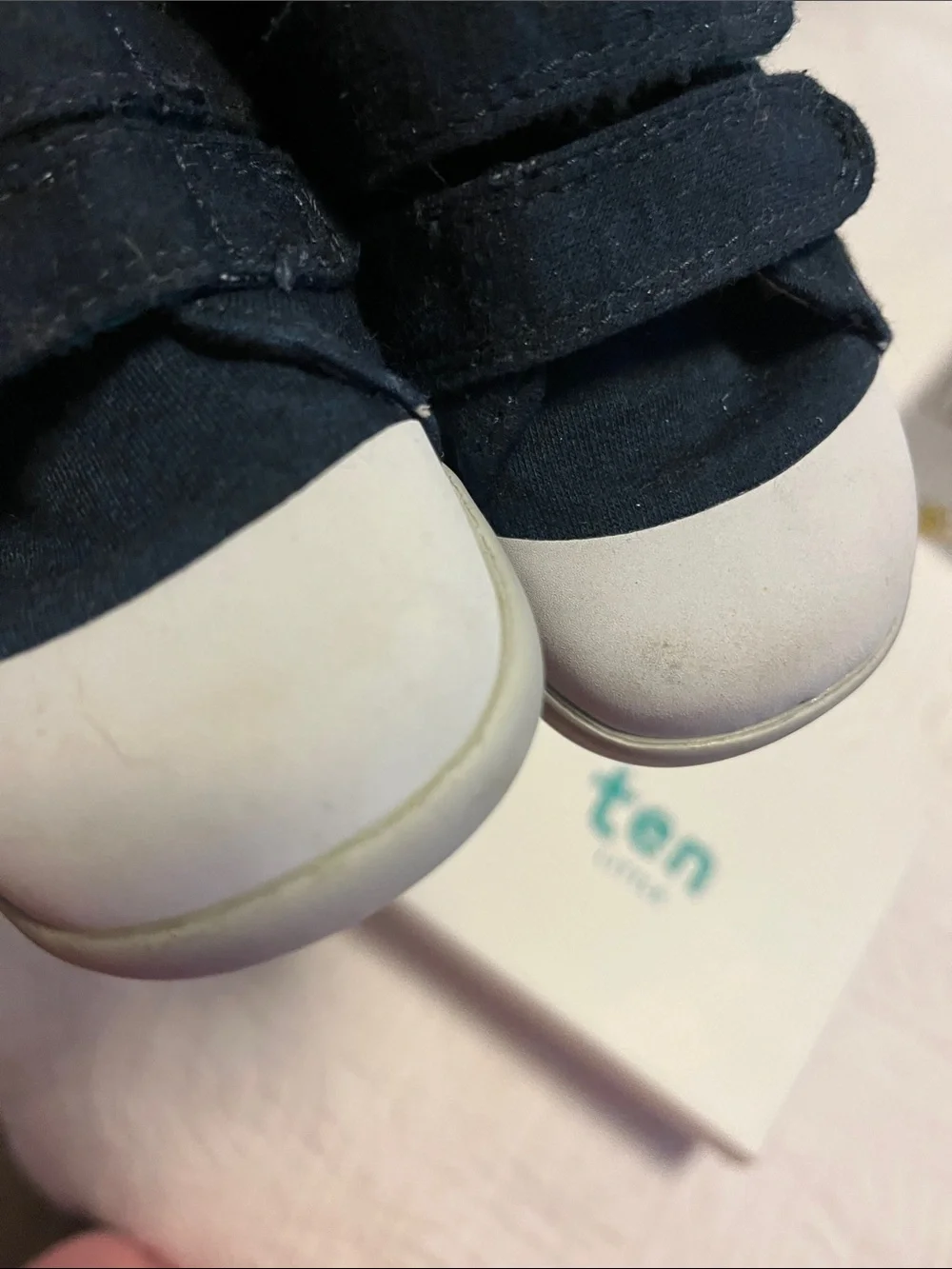 Ten Little First Walkers Navy EcoCanvas Sneakers 4.5